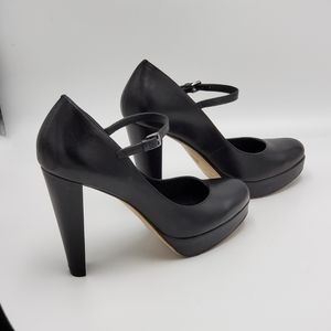 Cole Haan Black Leather Mary Jane Pump